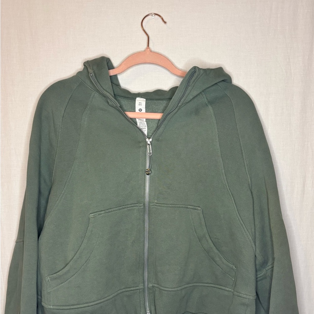 Lululemon Sage Green Zip-Up Jacket